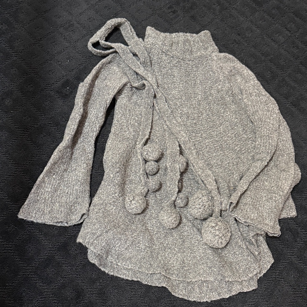 Boston Proper Gray Textured Sweater
